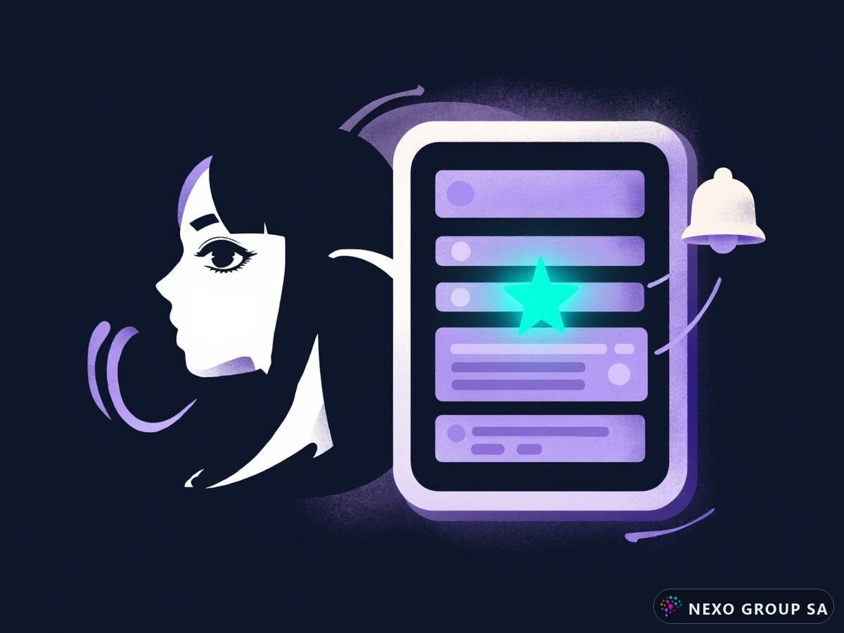 La mascotte di Nexo Agent controlla la casella di posta del titolare ed evidenzia una mail importante