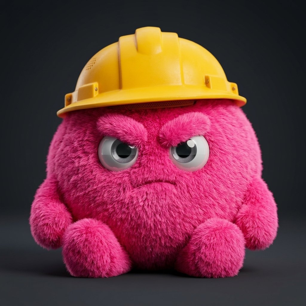 Dot 03, la mascotte color crema con la finestra del suo browser pronto a navigare